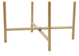 109360 David Side Table Gray & Gold