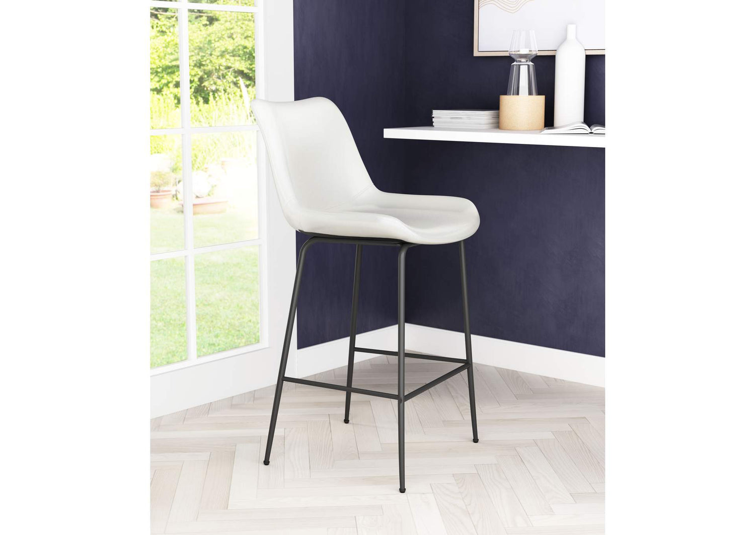 101776 Byron Counter Stool White