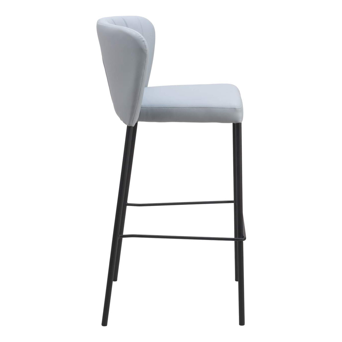 109783 Linz Barstool (Set Of 2) Gray
