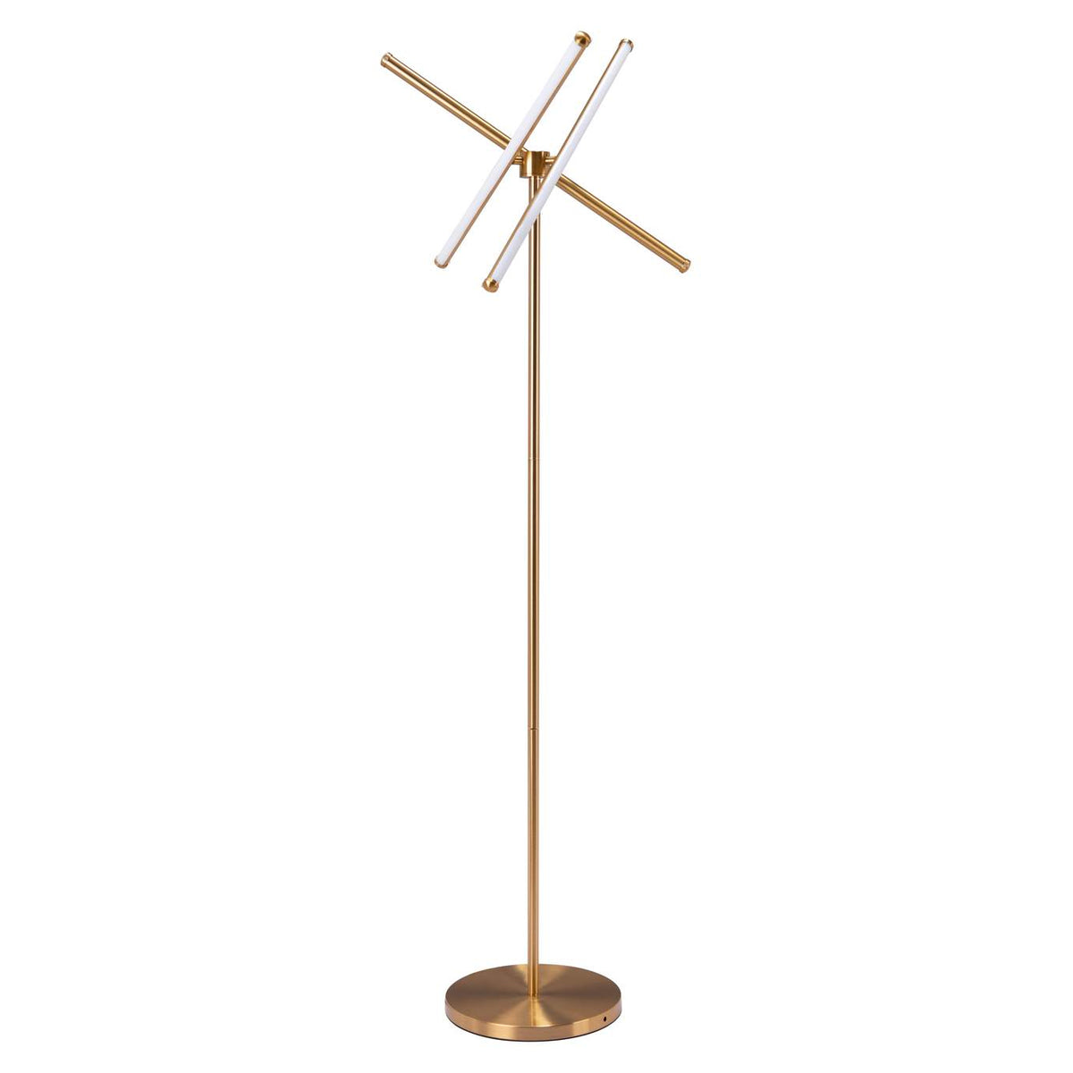 56140 Garza Floor Lamp Brass