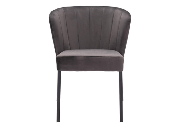 109679 Aimee Dining Chair (Set Of 2) Gray