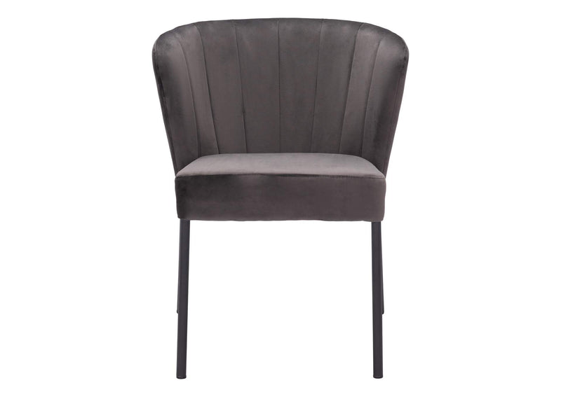 109679 Aimee Dining Chair (Set Of 2) Gray