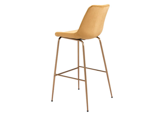 101758 Tony Barstool Yellow & Gold