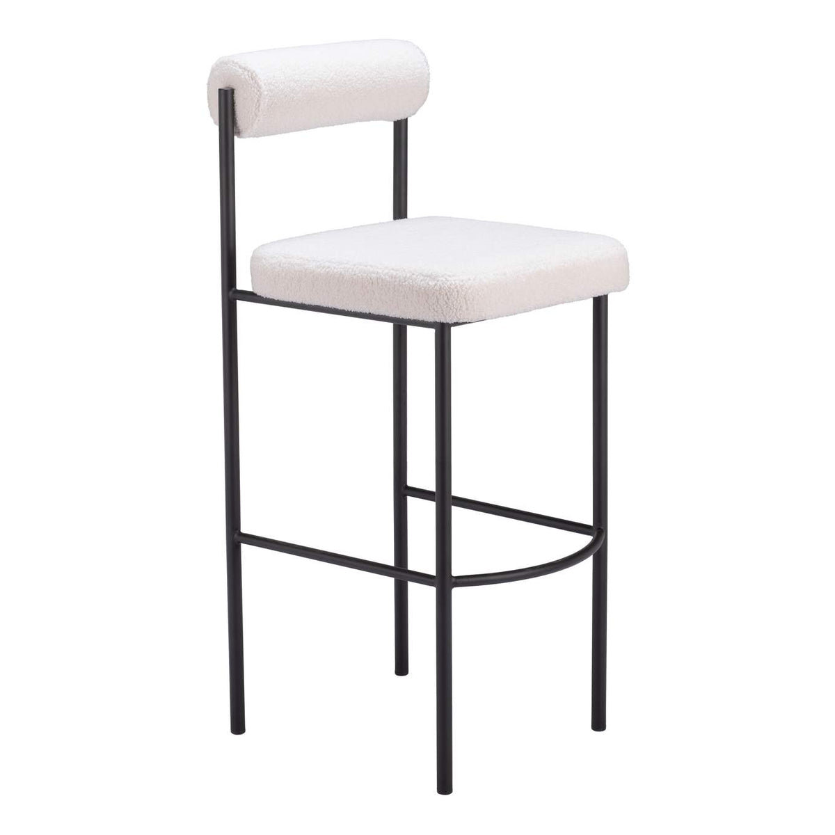 109812 Livorno Barstool (Set Of 2) Ivory