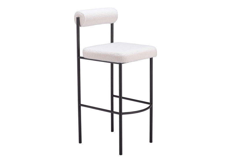 109812 Livorno Barstool (Set Of 2) Ivory