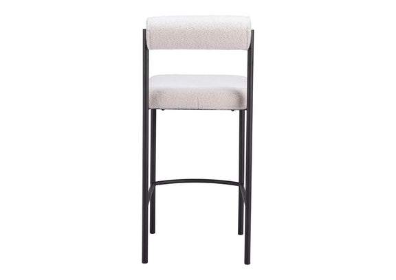 109811 Livorno Counter Stool (Set Of 2) Ivory