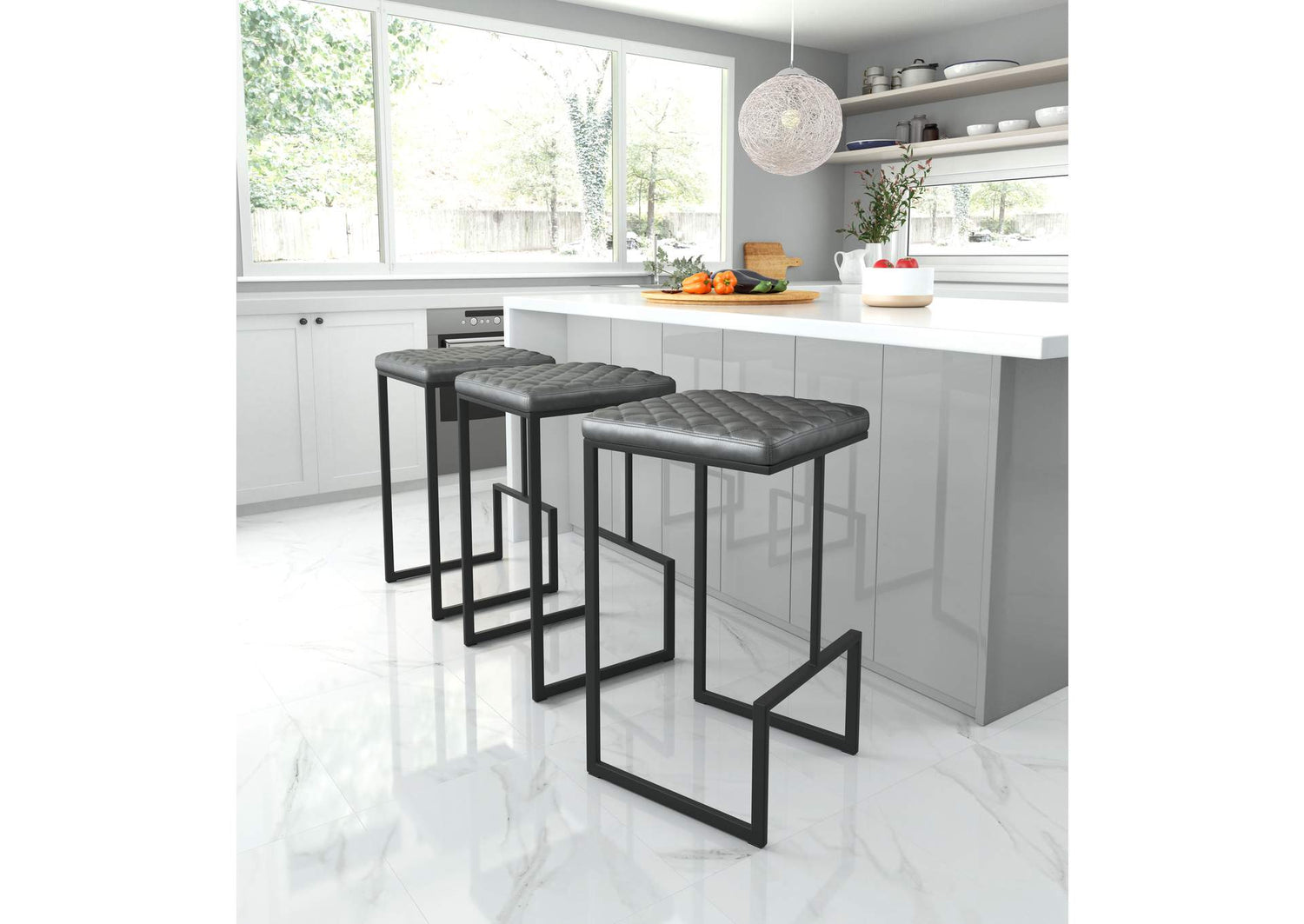 101458 Element Barstool Gray