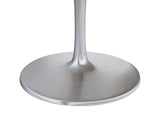 109452 Star City Dining Table (60") Gray & Silver