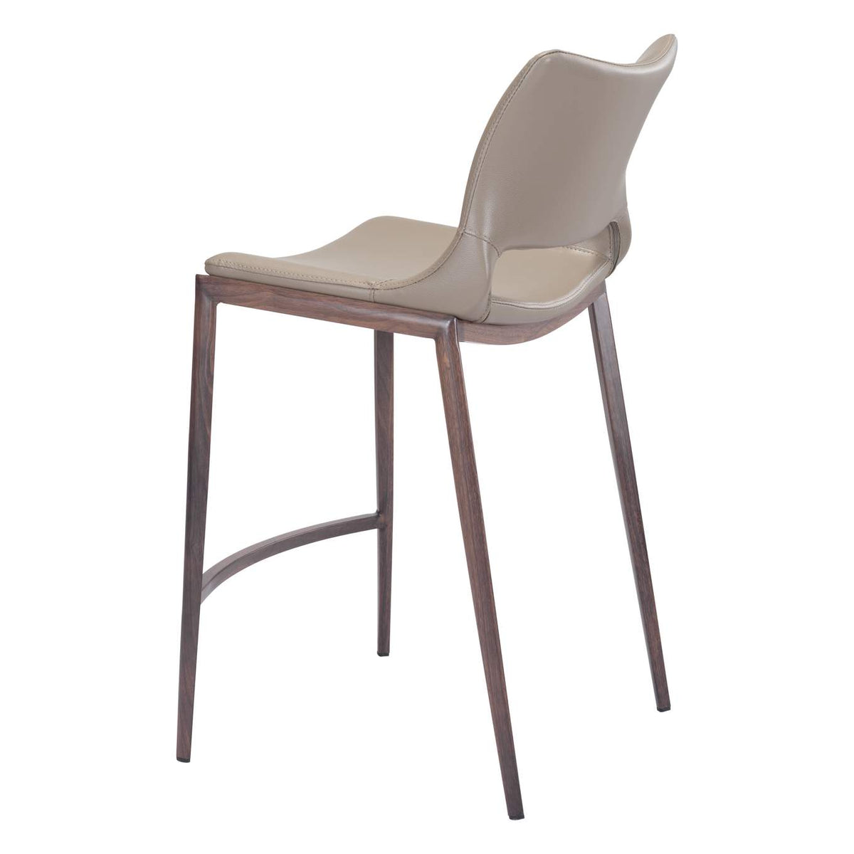 101392 Ace Counter Stool (Set Of 2) Brown & Walnut