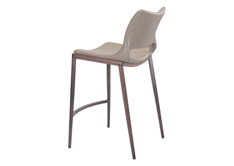 101392 Ace Counter Stool (Set Of 2) Brown & Walnut