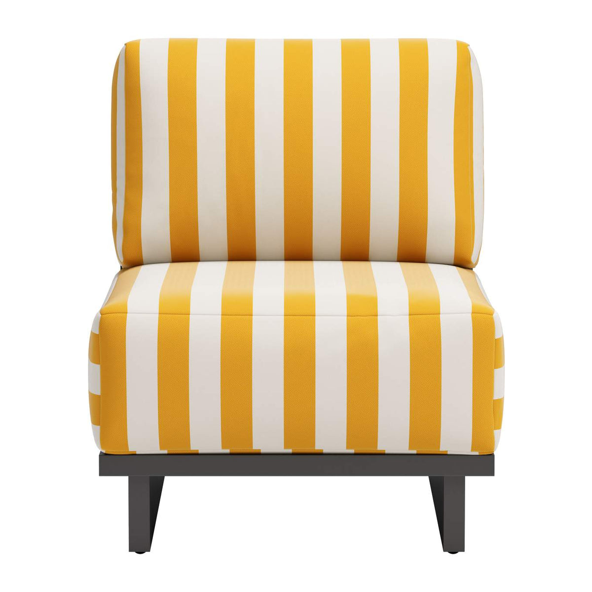 704042 Shoreline Outdoor Accent Chair Yellow
