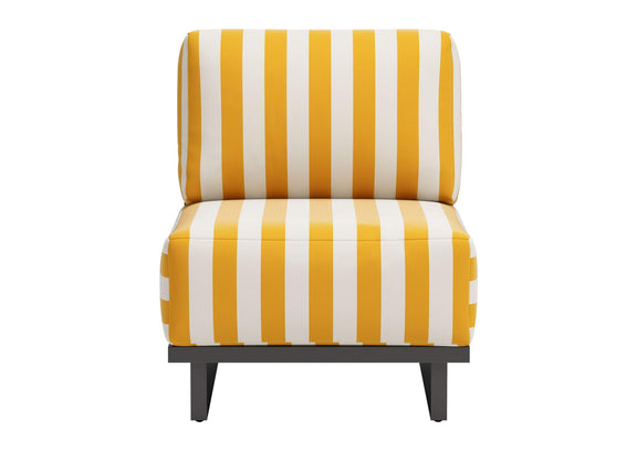 704042 Shoreline Outdoor Accent Chair Yellow