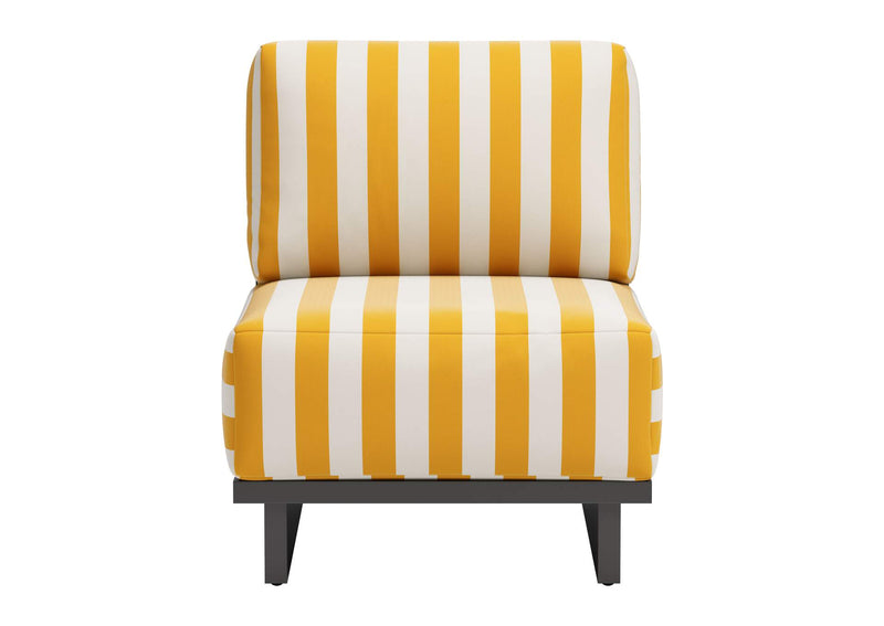 704042 Shoreline Outdoor Accent Chair Yellow