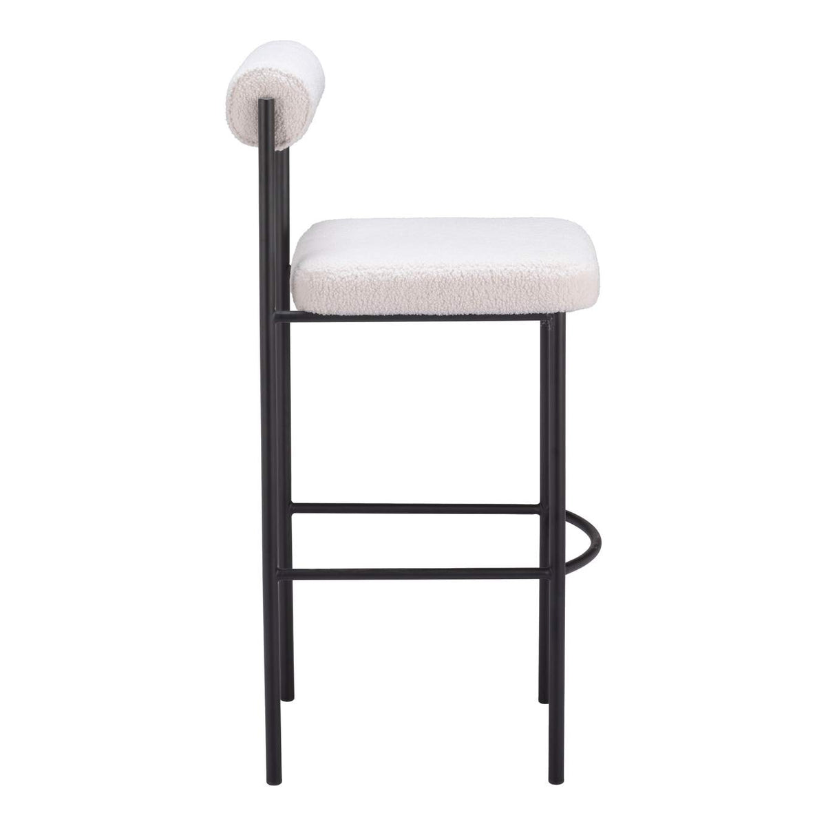 109812 Livorno Barstool (Set Of 2) Ivory