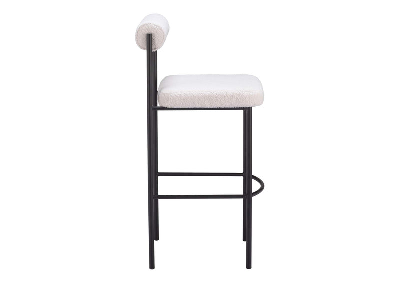109812 Livorno Barstool (Set Of 2) Ivory