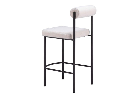 109811 Livorno Counter Stool (Set Of 2) Ivory