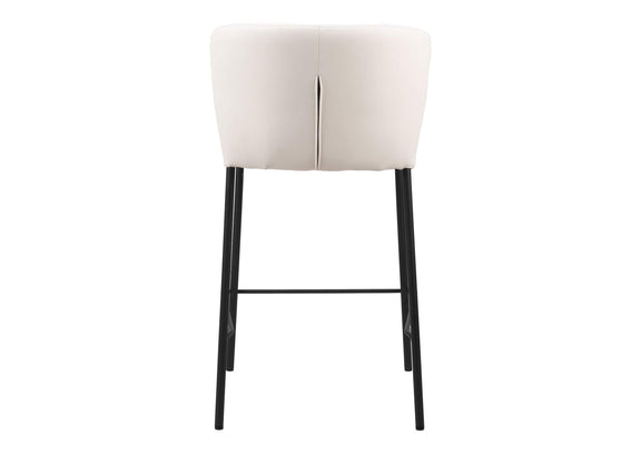 109780 Linz Counter Stool (Set Of 2) Cream