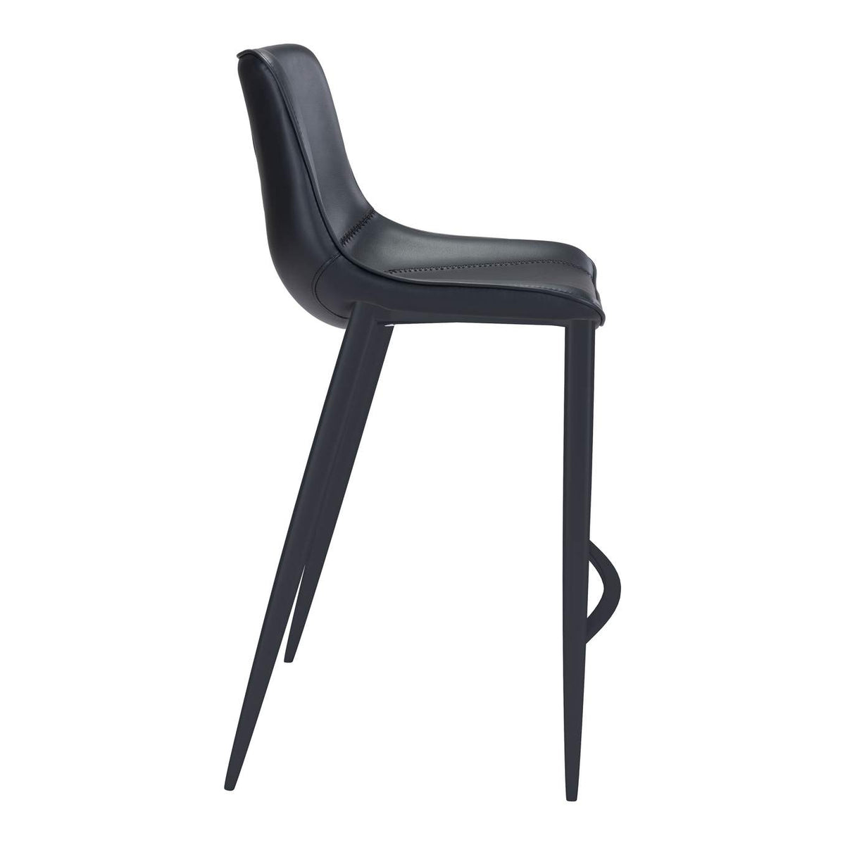 101923 Magnus Barstool (Set Of 2) Black