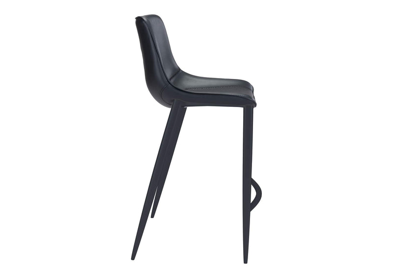 101923 Magnus Barstool (Set Of 2) Black