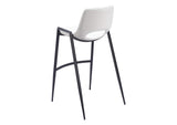 109541 Desi Barstool (Set Of 2) White