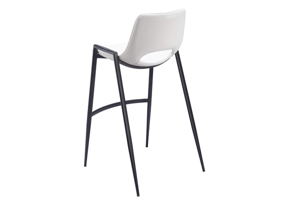 109541 Desi Barstool (Set Of 2) White