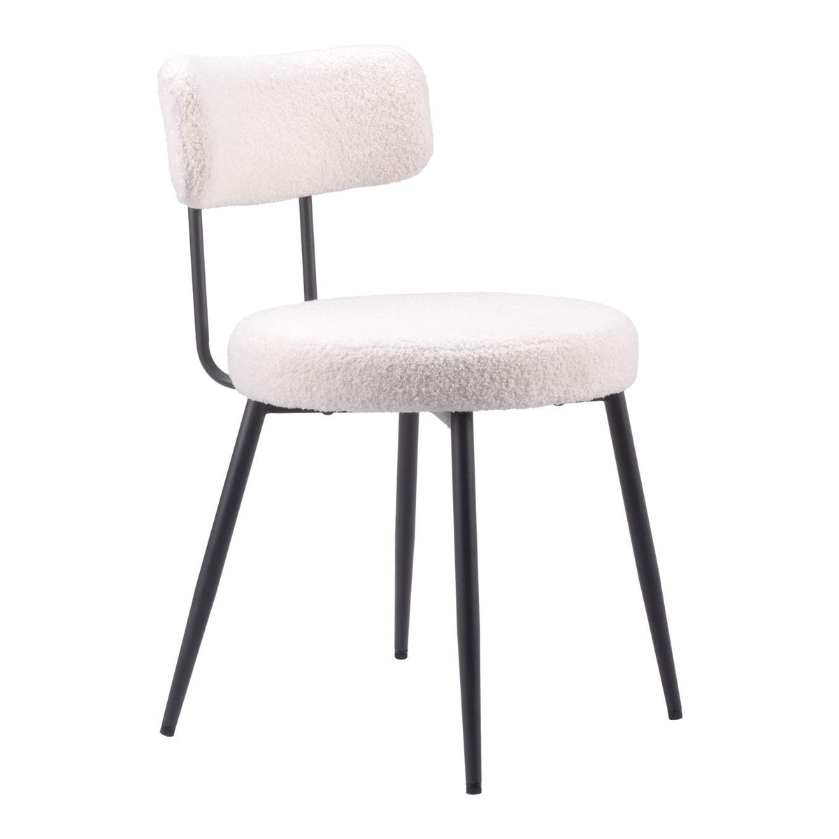 109738 Blanca Dining Chair (Set Of 2) Ivory