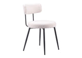 109738 Blanca Dining Chair (Set Of 2) Ivory