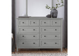 PNKG82A Grace Eight Drawer Dresser In Elephant Gray (2024)