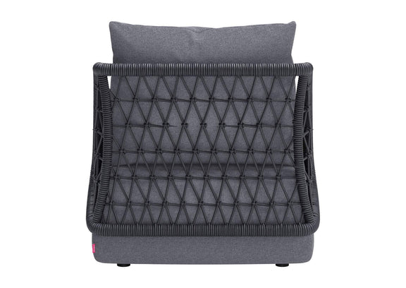 704024 Mekan Outdoor Accent Chair Gray