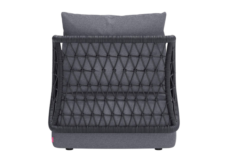 704024 Mekan Outdoor Accent Chair Gray