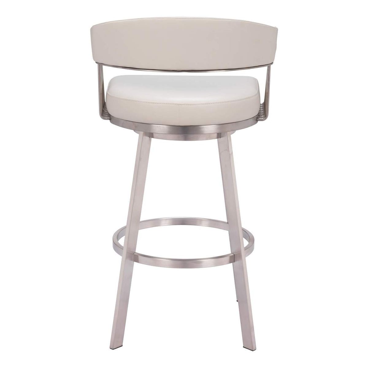 110046 Bantry Swivel Barstool White