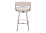 110046 Bantry Swivel Barstool White