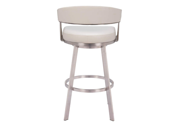 110046 Bantry Swivel Barstool White