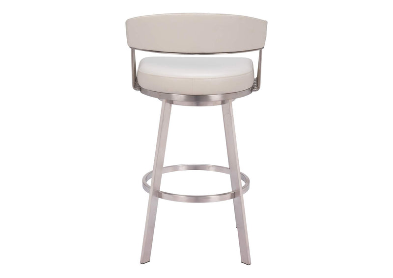 110046 Bantry Swivel Barstool White