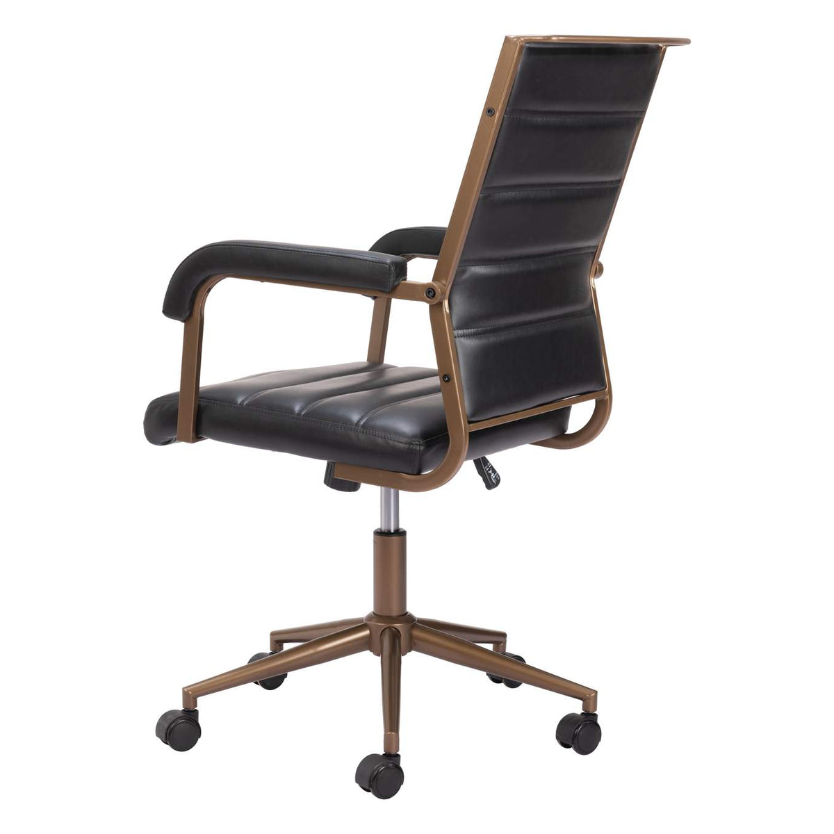 109021 Auction Office Chair Vintage Black