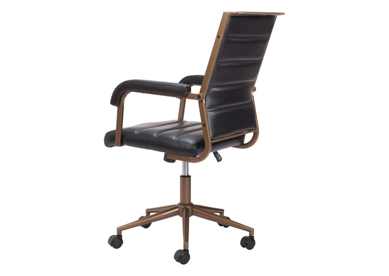 109021 Auction Office Chair Vintage Black