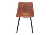 101947 Daniel Dining Chair (Set Of 2) Vintage Brown