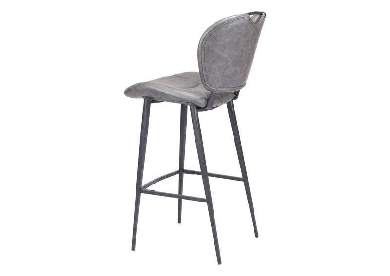 109340 Terrence Barstool Vintage Gray