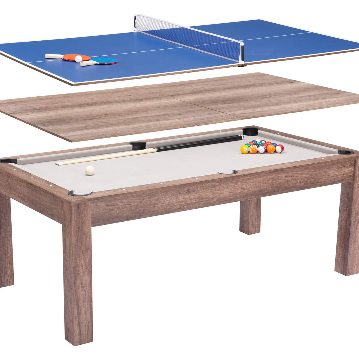 109496 Bonker 3 In 1 Table Brown