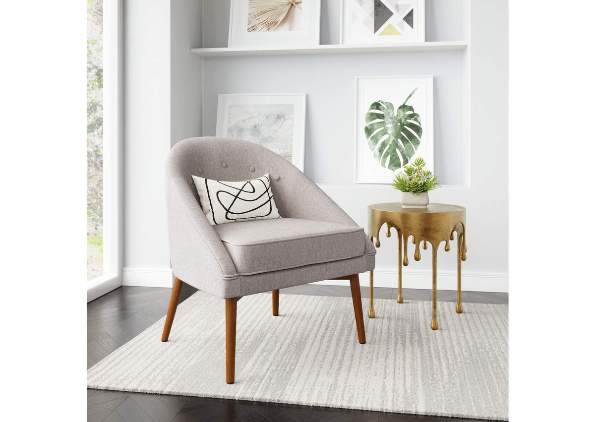 109876 Carter Accent Chair Gray