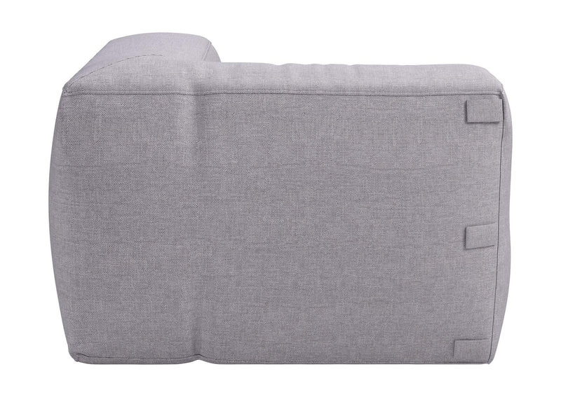 704002 Luanda Outdoor Corner Chair Gray