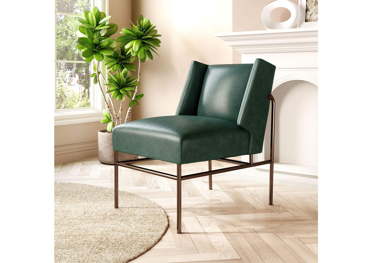 109514 Atlanta Accent Chair Green