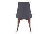 100278 Moor Dining Chair (Set Of 2) Dark Gray