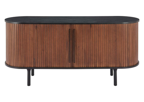 110296 Koriana Sideboard Black & Walnut