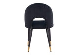 109873 Menlo Dining Chair (Set Of 2) Black