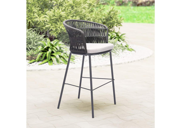 703989 Freycinet Outdoor Barstool (Set Of 2) Black