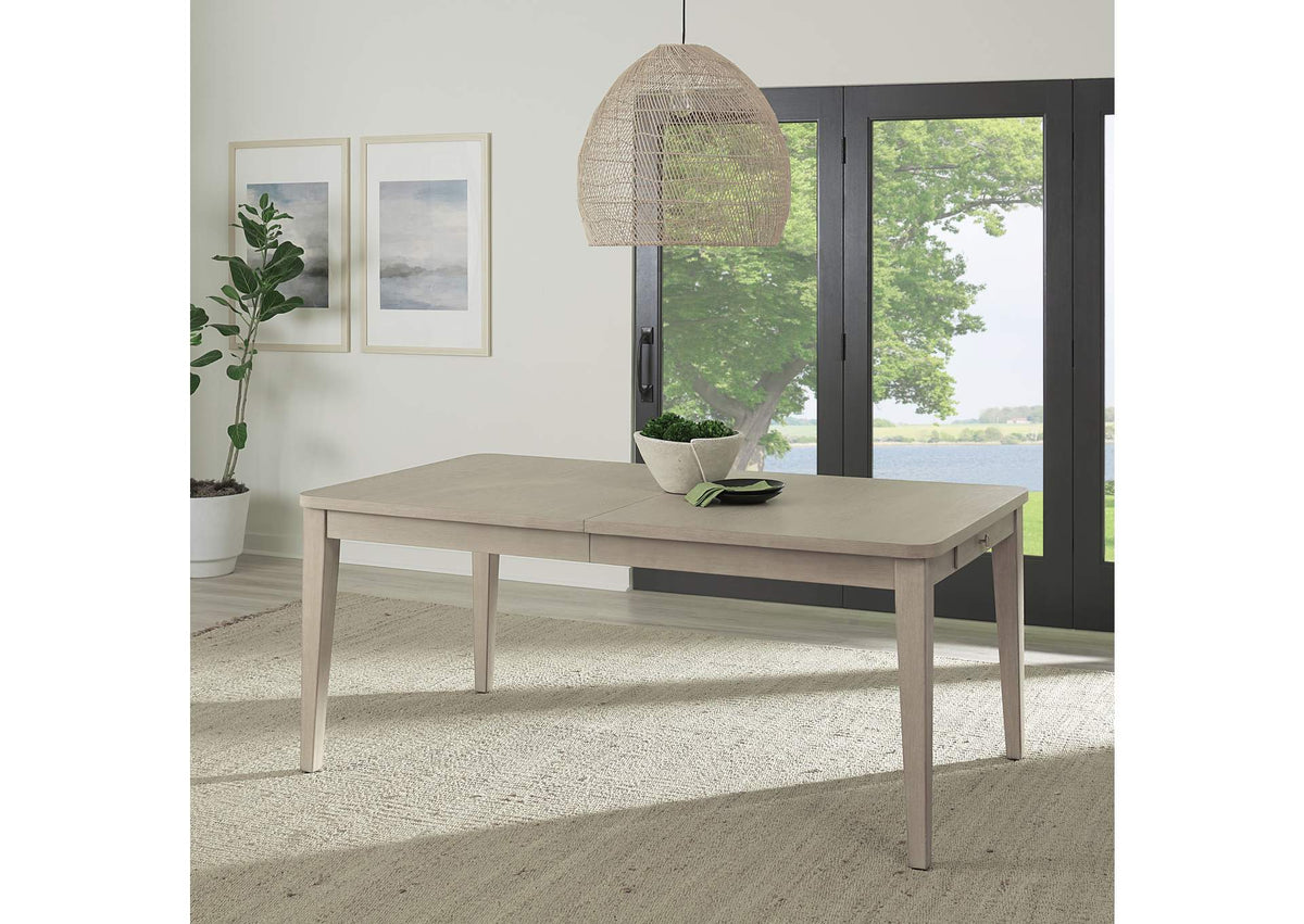 QATK60 Camden Two Drawer Extendable Dining Table In Chai