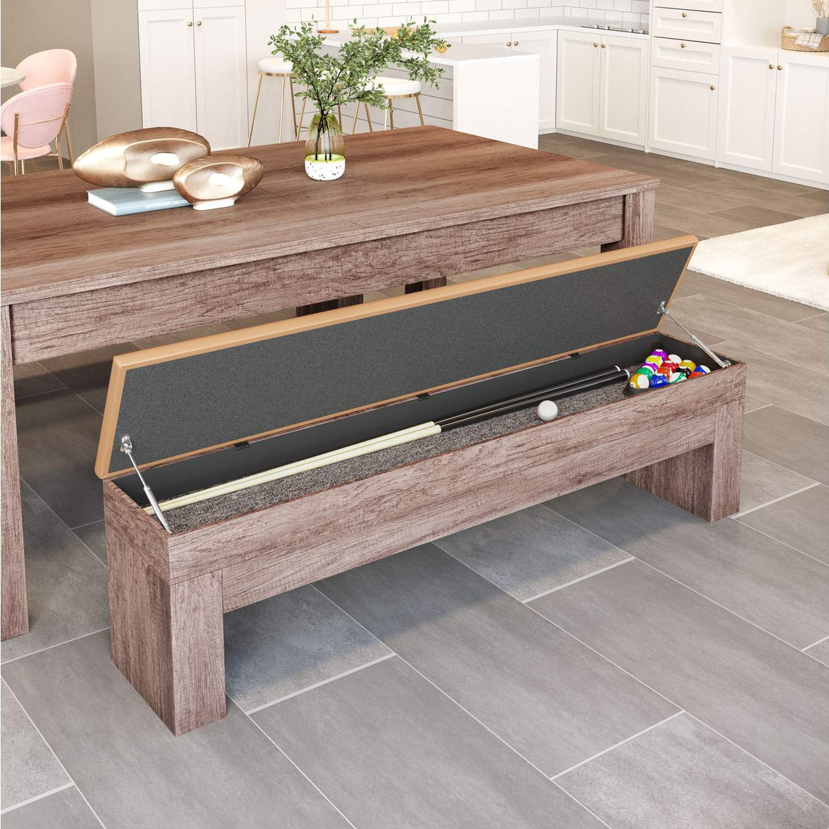 109497 Bonker Storage Bench (Set Of 2) Brown