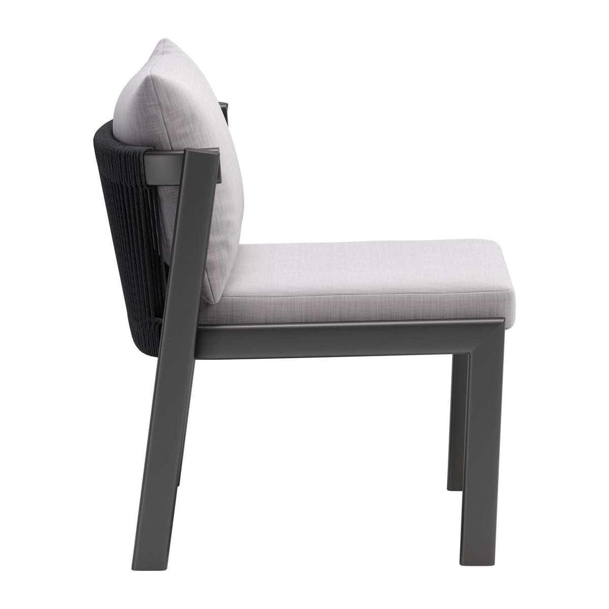 704008 Horizon Outdoor Dining Chair (Set Of 2) Gray