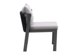 704008 Horizon Outdoor Dining Chair (Set Of 2) Gray